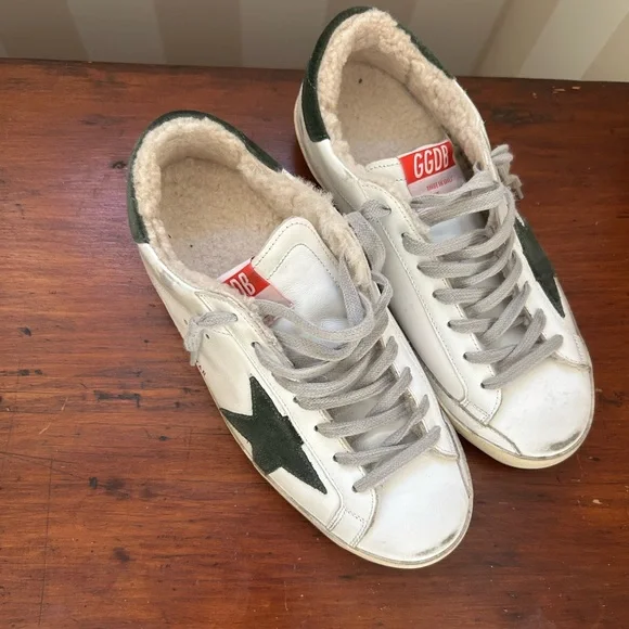 Golden Goose Super Star Shearling Shoes